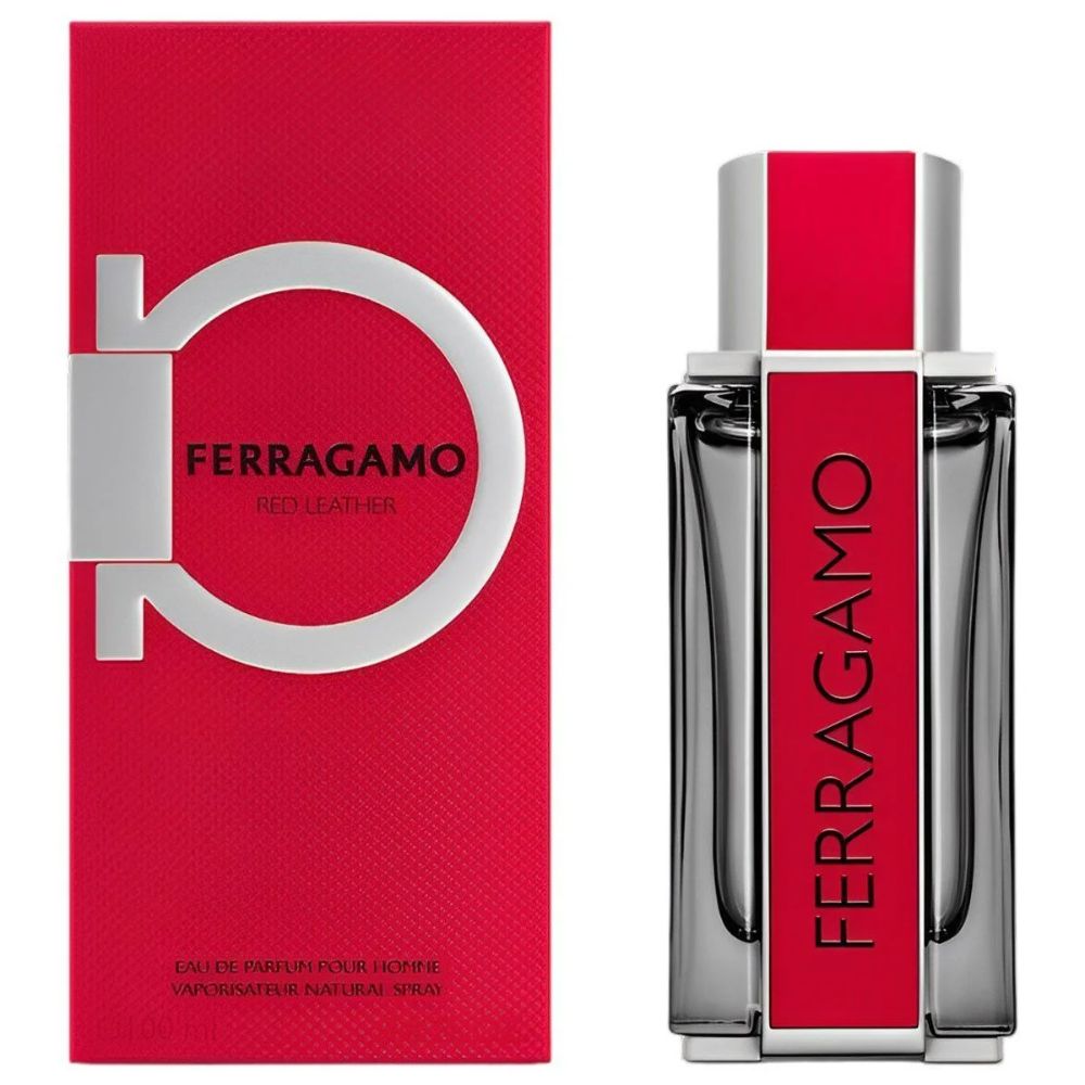 FERRAGAMO RED LEATHER
